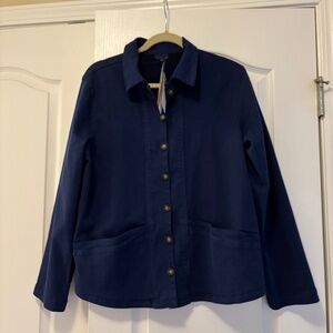 Mason & Belle French Chore Jacket in Navy